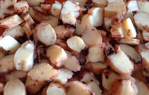 Octopus Style Calamari Tentacles